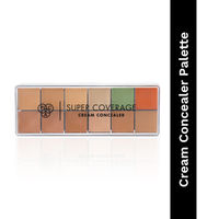 PAC Super Coverage Cream Concealer Palette X12 - Creamy Blendable Formula, Longlasting Full Coverage