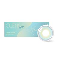 O-Lens Daily Color Contact Lens - French Shine Aqua (0.00 Plano)