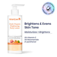 WishCare Multi-Vitamin Brightening Body Lotion for Glowing Skin-Reduces Pigmentation & Dark Spots