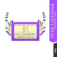 Khadi Natural Pure Lavender Soap Cleanses, Tone & Nourish Skin