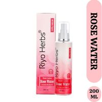 Riyo Herbs 100% Natural Steam Distilled Rose Water