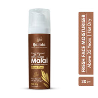 Nat Habit Flax Bakuchi Light Face Moisturizer For Glowing Skin With Vitamin E, Hot & Dry Weather