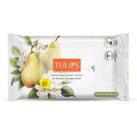 Tulips Wet Wipes Pear & Gardenia For All Skin Type