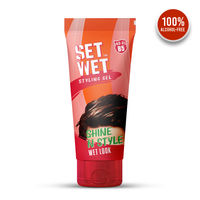 Set Wet Hair Gel for Men Wet Look | Light Hold High Shine | No Alcohol No Sulphate