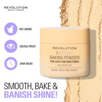 Makeup Revolution Loose Baking Powder - Banana