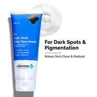 The Derma Co 1% Kojic Acid Face Wash I Reduces Dark Spots & Pigmentation | Cleanses & Brightens Skin