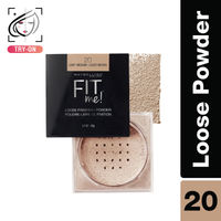 Maybelline New York Fit Me Loose Finishing Powder, Silky & Lightweight Powder - 15 Light