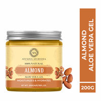 Ayusoul Ayurveda Almond Aloe Vera Gel for Face & Body Skin Treatment