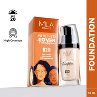 Mila Beauté Built To Cover Liquid Foundation With SPF 20 & Hyaluronic Acid