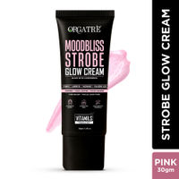 Orgatre Strobe Cream Pink - Instant Glow Highlighter, Primer & Moisturizer Makeup Finish Highlighter