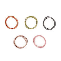 Bronson Professional Elastic Hair Rubber Bands Hair Ties Soft Stretchable Twin Colour 20 Pcs-picture-19
