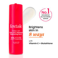Foxtale 10% Vitamin C-Glutathione Brightening Face Serum For Glowing Skin, Dark Spots & Pigmentation