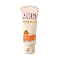 Lotus Herbals Apriscrub Fresh Apricot Scrub Natural Exfoliating Face Scrub Chemical Free