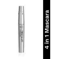 PAC Twist & Lift Mascara - 4-in-1 Mascara Wand, Curls Defines Volumizes & Lifts, Waterproof