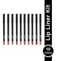 PAC 24H Lip Liner Kit Everyday Nude - 24H Comfortable Wear, Highly Pigmented, Waterproof Smudgeproof