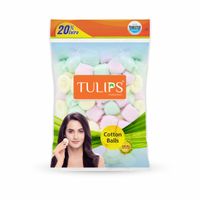 Tulips Colour Cotton Balls In A Ziplock Bag (100+20 N Free)-picture-46
