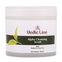 Vedic Line Alpha Cleansing Scrub With Walnut & Green Tea