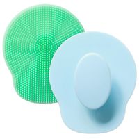 KLOY Silicone Face Cleansing Scrubber For Exfoliation (Pack Of 2)