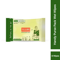 Tulips 100% Biodegradable Refreshing Pocket Wipes - Pear & Gardenia