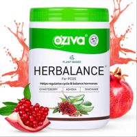 OZiva Plant Based HerBalance for PCOS with Myo-Inositol- Promotes Better Cycle & Hormonal Balance