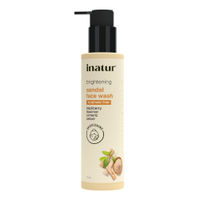 inatur Sandal Face Wash, Removes Tan & Brightens, Gentle & Hydrating, for All Skin Types