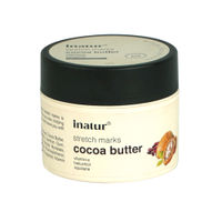 inatur Organic Cocoa Body Butter With Bakuchiol & Vitamin E, Ideal for Dry Skin, Stretch Mark