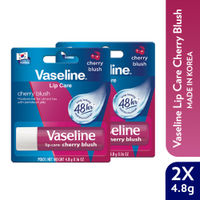 Vaseline Lip Care Cherry Blush Tinted Lip Balm Stick - Pack Of 2