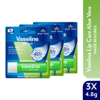 Vaseline Lip Care Cocoa Butter Lip Balm Stick - Pack Of 3