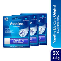 Vaseline Lip Care Cherry Blush Tinted Lip Balm Stick - Pack Of 3