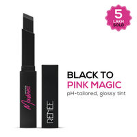 RENEE Madness Ph Lipstick - Black Lipstick With Glossy Pink Payoff - Long Lasting Nourishment