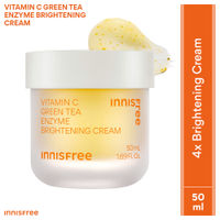 Innisfree Vitamin C Green Tea Brightening Cream - Evens Skin Tone