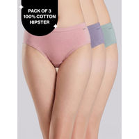 nykd by nykaa PO3 Mid Rise 100% Cotton Hipster Panty with Inner Elastic -NYP451 Blush,D Lavender,S Mint-picture-26