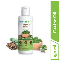 Mamaearth Castor Oil 100% Pure Cold Pressed Oil For Skin- Hair & Nails
