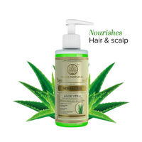 Khadi Natural Aloe Vera Gel with Dispenser for Breakouts, Itchy Skin and Hair Nourishment