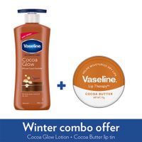 Vaseline Intensive Care Cocoa Glow Body Lotion + Cocoa Lip Tin