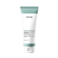 Anua Heartleaf Succinic Moisture Cleansing Foam, Non-Stripping & pH Balanced for Sensitive Skin
