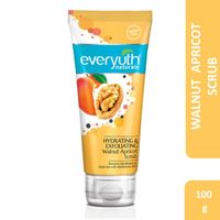 Everyuth Naturals Hydrating & Exfoliating Walnut Apricot Scrub, Gentle Face Scrub
