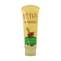 Lotus Herbals Teatreewash Face Wash With TeaTree Oil & Cinnamon And Helps Control Pimples & Acne