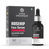 Khadi Organique Rosehip Serum for Radiant Skin, Even Skin Tone, Hydration & Anti-Aging Care