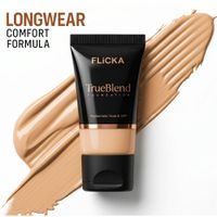 Flicka Blend & Shine Lumi - Matte Liquid Foundation Medium To High Coverage All Skin Types