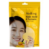 Masking Kojic Acid & Turmeric Serum Pads For Glowing Skin