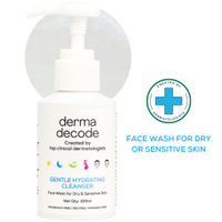 Derma Decode Face Wash for Dry Skin with Hydrating Ingredients Gentle Cleanser for Smooth Soft Skin