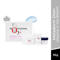 O3+ Meladerm Vitamin C Gel Bleach For Dullness Removal, Hydration & Glowing Skin, All Skin Types