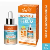 IBA Invisible Sunscreen Serum SPF 50 PA+++ With Hyaluronic Acid & Vitamin C
