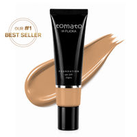 Flicka Tomato Liquid Foundation With Spf Long Lasting Lightweight All Skin Types