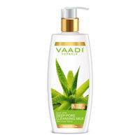 Vaadi Herbals Aloevera Deep Pore Cleansing Milk With Lemon Extract