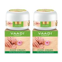 Vaadi Herbals Foot Cream With Clove Oil & Sandalwood - Pack Of 2
