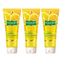 Vaadi Herbals Pure Honey Lemon Face Wash With Jojoba Beads - Pack Of 3