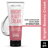 Orgatre Bright Beauty Cream with Kojic Acid, Niacinamide & Hyaluronic Acid- Glowing Skin