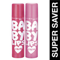 Maybelline New York Baby Lips Color Lip Balm with SPF 11, Lasts UpTo 24H - Pink Lolita + Berry Crush